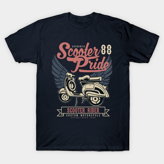 Scooter Pride T-Shirt by lionkingdesign